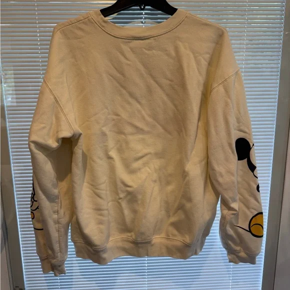 Vintage Mickey and Minnie Cream crewneck Sweatshirt - Picture 2 of 4